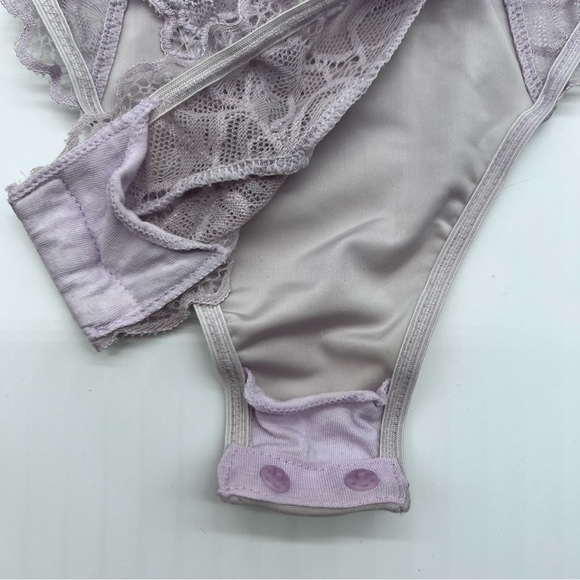 Urban Outfitters Out From Under Elegant Lavender Bodysuit-Under Wire in Bra-Sz M - Picture 9 of 12